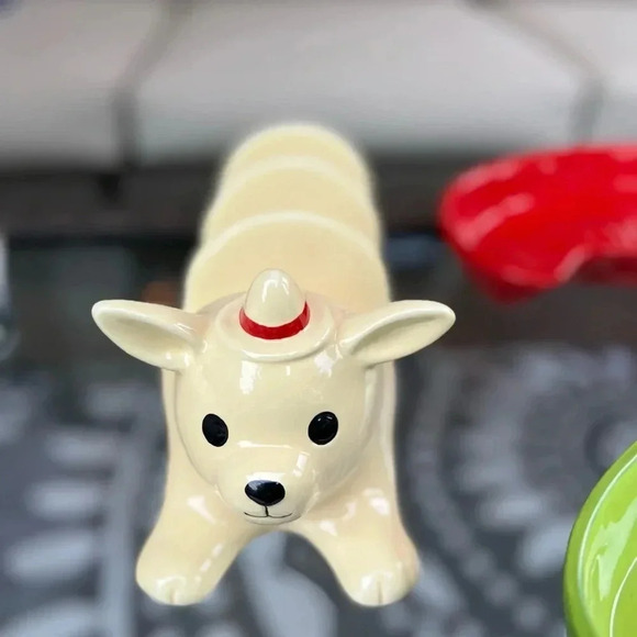 NEW Rae Dunn TACO Stand/Holder adorable ceramic Chihuahua with cute sombrero - Picture 8 of 12